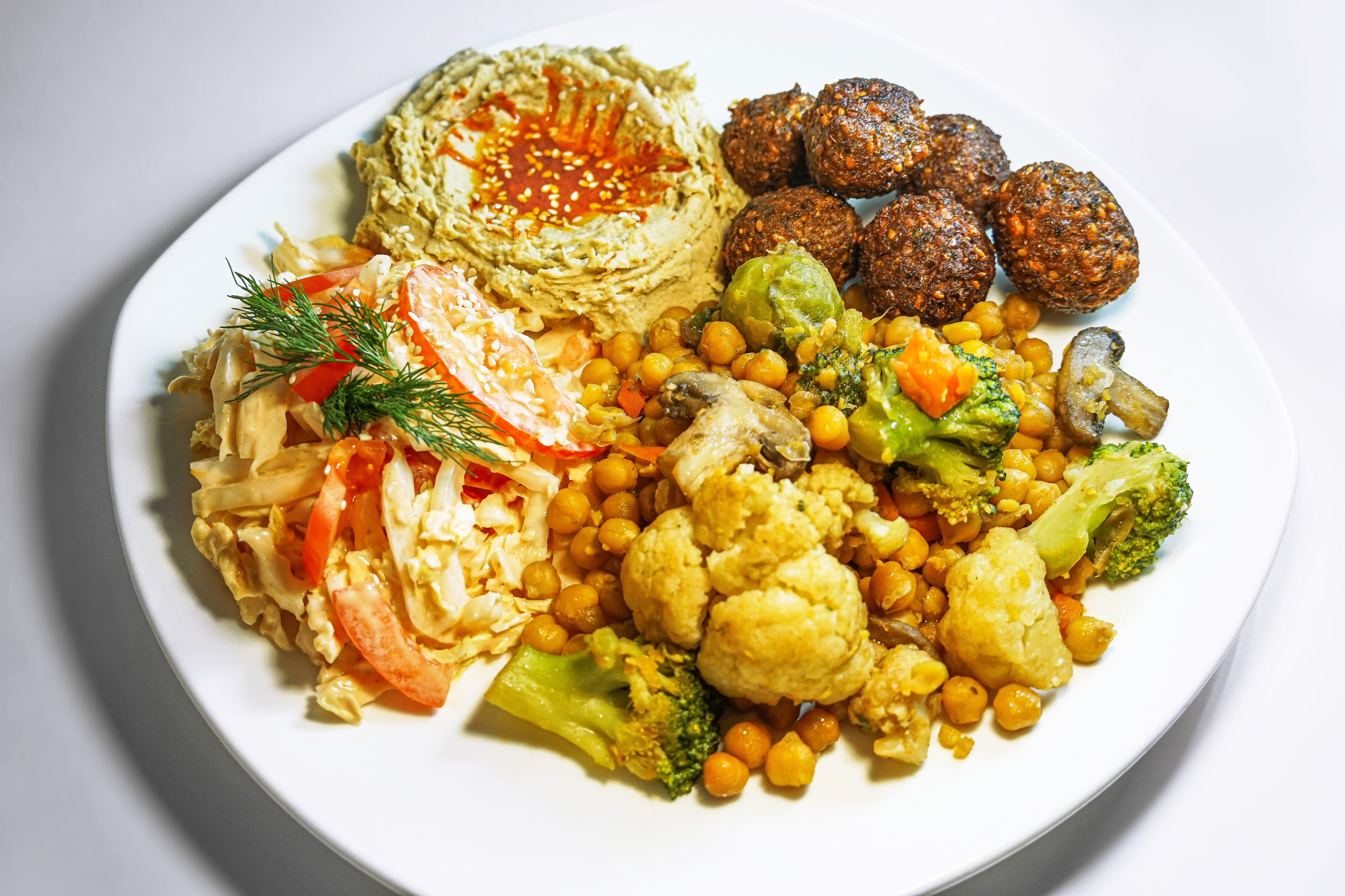 Боул с фалафелем в MACRUS Vegan Food во Владикавказе